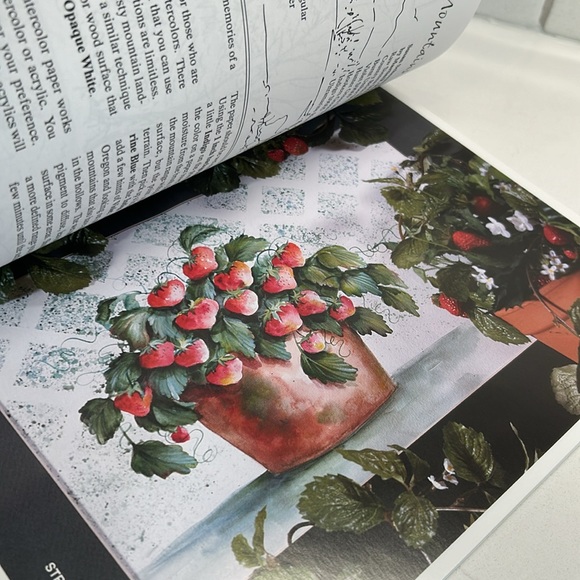 🌻4/$20 Watercolour & Acrylic Paint Box Of Ideas Volume 2 Softcover Vintage Book - Picture 5 of 15